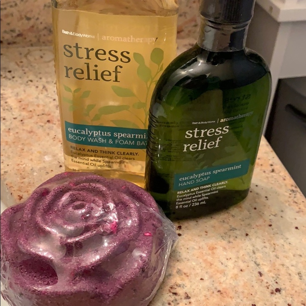 Bath and Body works stress relief-